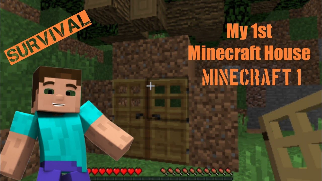 My First Minecraft Survival House || Minecraft Survival # 1 || By ...