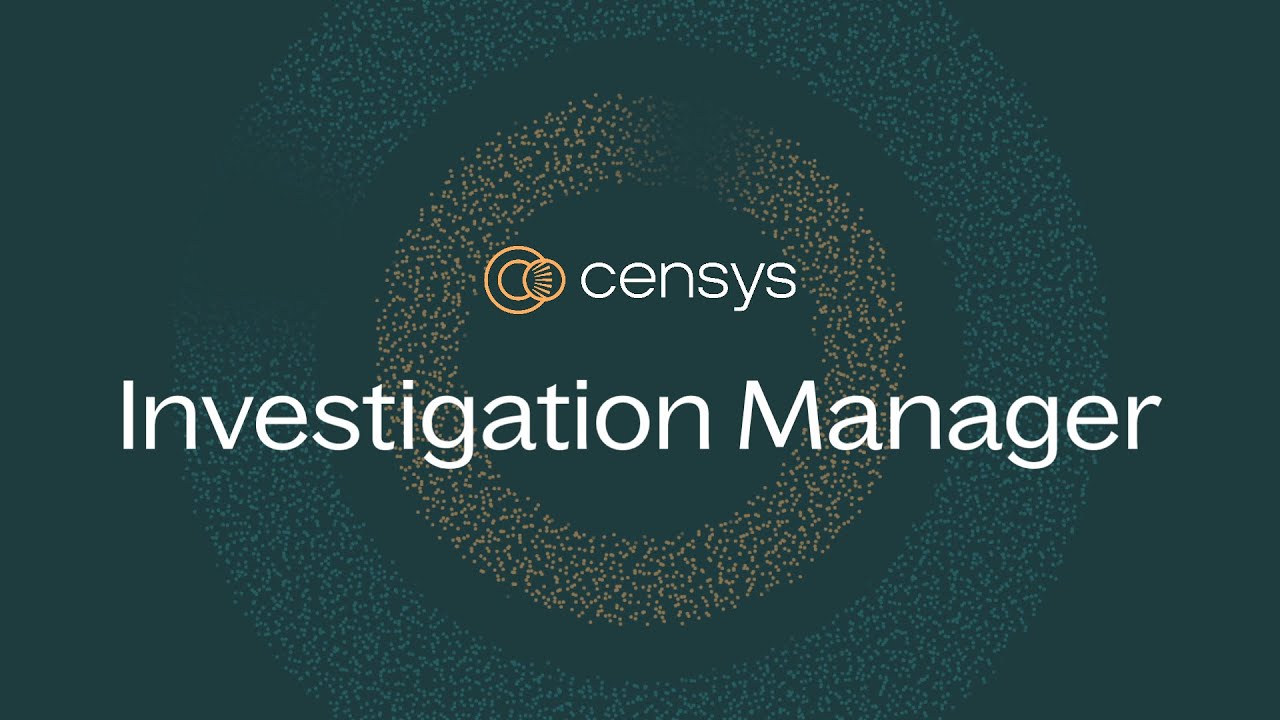 Investigation Manager | Censys Platform Threat Hunting Module