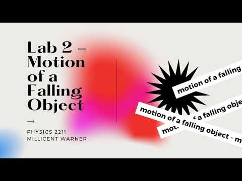 Lab 2 - Motion of a Falling Object