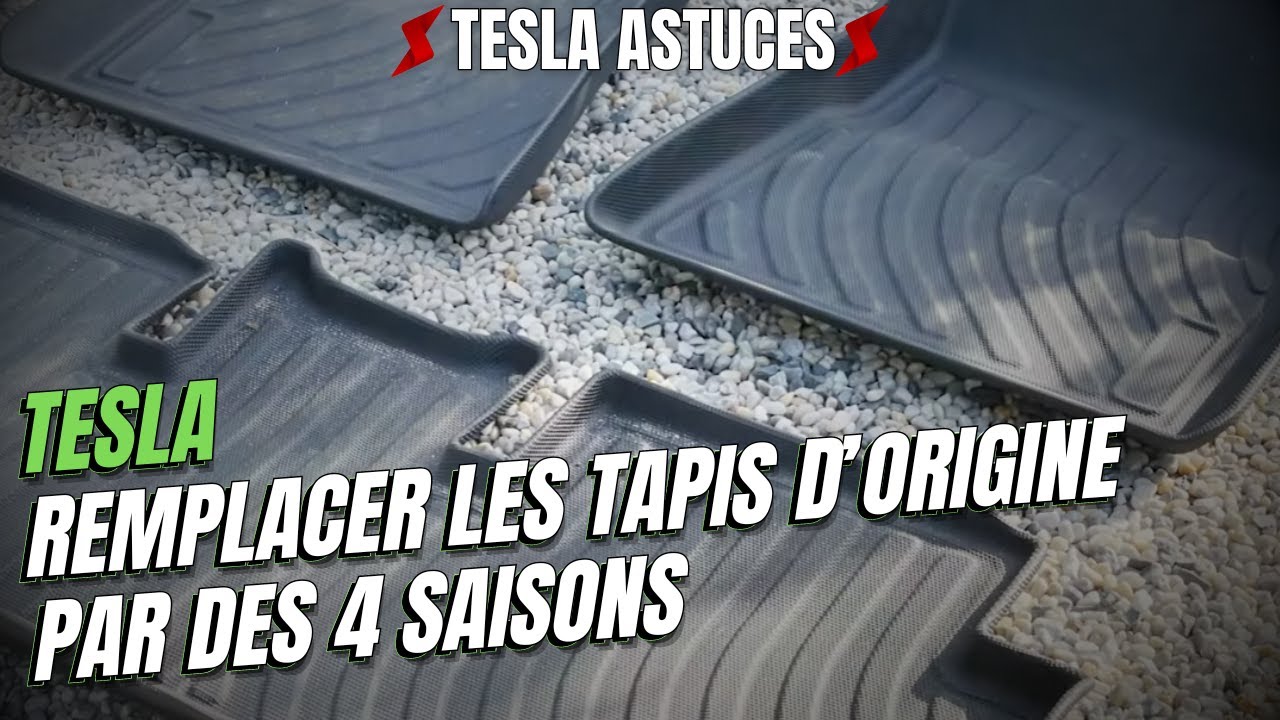 BASENOR Tesla Model Y Boîte de rangement sous siège étanche avec plateau  caché et couvercle pour accessoires de rangement 2020, 2021, 2022, 2023,  2024