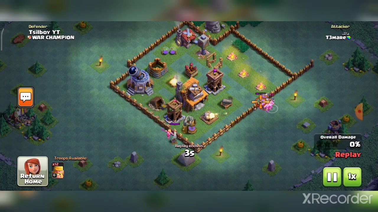 Effective defense in builder base (+1200 trophies) part 1 | Clash of Clans