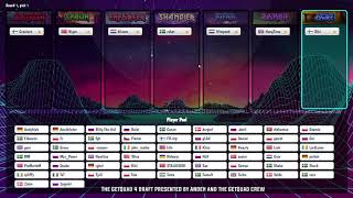 GetQuad 4 div 1 draft selection! Nov 22, 2020
Support the videos and the stream by becoming a Patron!
Patreon: https://www.patreon.com/suddendeathTV
Twitter: https://www.twitter.com/sd_andeh
Broadcaster & Producer: Andeh
Graphics: bps
Music: Xazqe Watch live at https://www.twitch.tv/suddendeathtv GetQuad 4 div 1 draft selection! Nov 22, 2020