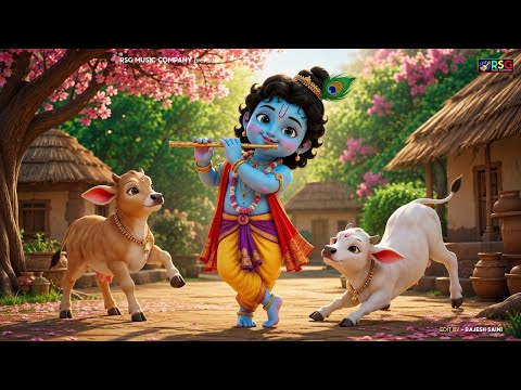 छोटी छोटी गैया छोटे छोटे ग्वाल। Choti Choti Gaiya Chote Chote Gwal। #kanha #krishna #krishnabhajan