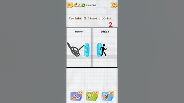 i m late if i have a portal... level 66 draw2save#subscribe #shorts