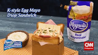 K-Style Egg Mayo Drop Sandwich Made Extra Special With Magnolia Real Mayonnaise
