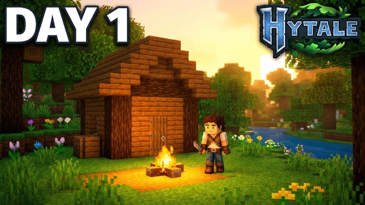 Surviving Our First Night In HYTALE | Episode 1