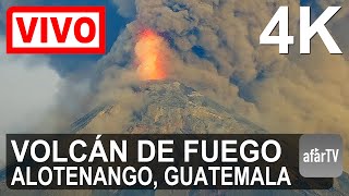 En Directo 247 Erupción Del Volcán De Fuego En 4K Ultra Hd Guatemala