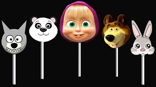 Masha And The Bear Lollipop Finger Family
