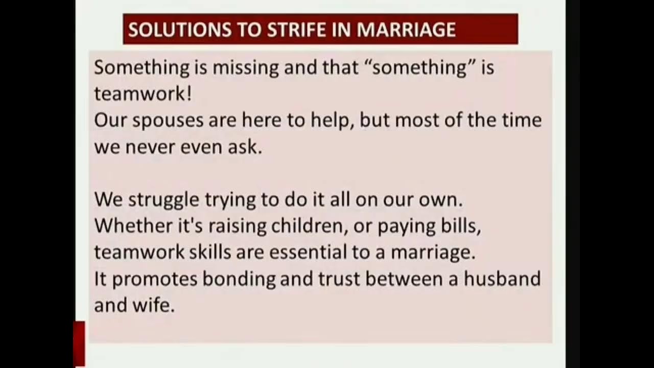 BRIDGING MARITAL GAPS (CONCLUDING PART) - Pastor Sola Ajayi.  AT THE ROSE OF SHARON MINISTRY.