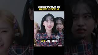 Chaewon And Yujin Are Perfectly Synced Up.