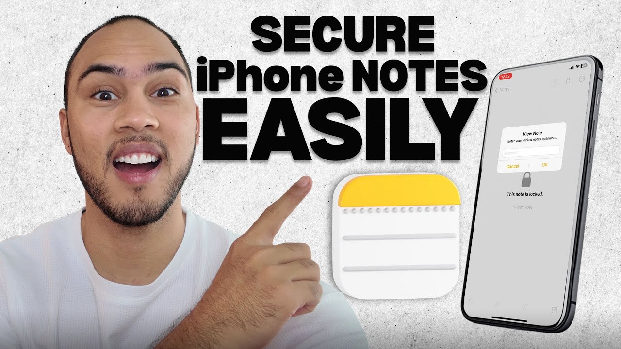 How to Lock Notes on iPhone (Set Password, Face ID & Touch ID Tutorial ...