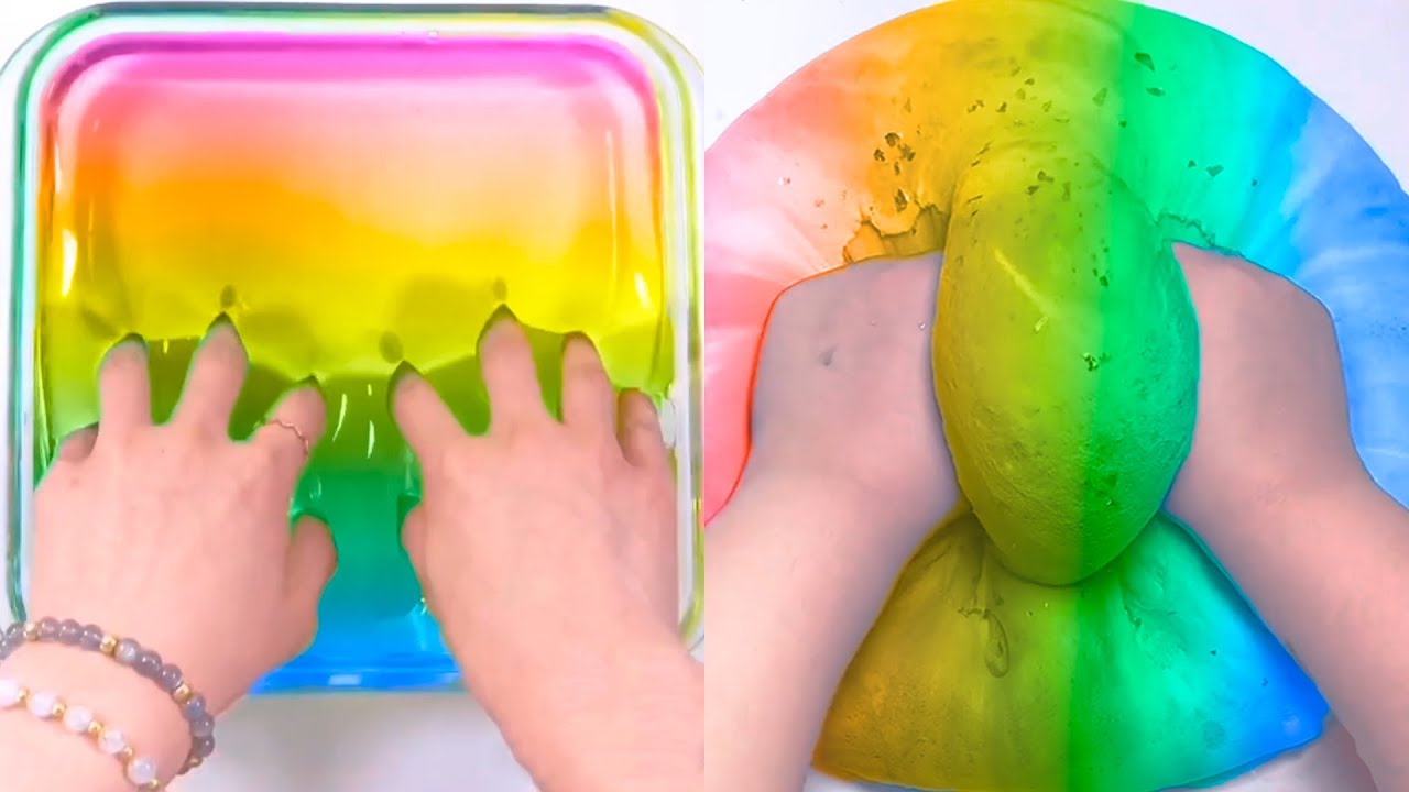 Relaxing Slime Compilation ASMR Oddly Satisfying Video - YouTube