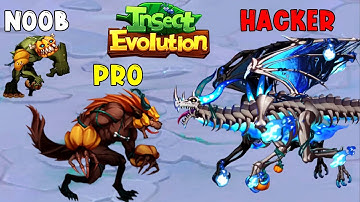 NOOB vs PRO vs HACKER ~ Insect Evolution Part 17 GamePlay All Levels