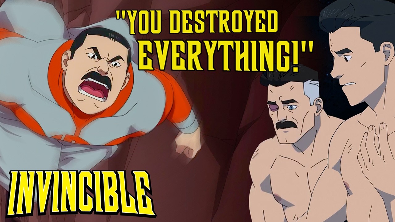 Omni-Man & Invincible Fight Thragg | Invincible Season 4
