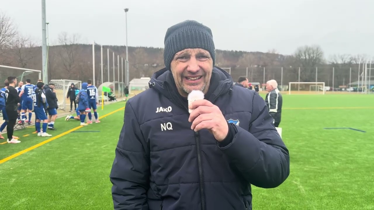 Zum Abschluss des Tages gibt es noch Stimmen  – und natürlich das Tor zum 0:4 in Rudolstadt!