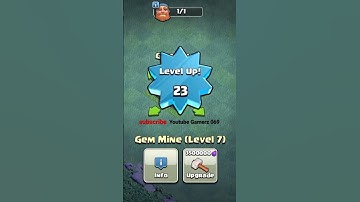 Upgrading Gem mine to the max level In builder base Clash of Clans