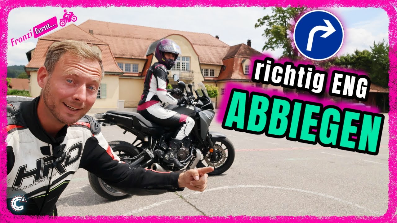 Eng abbiegen mit dem Motorrad – so wird’s endlich entspannt