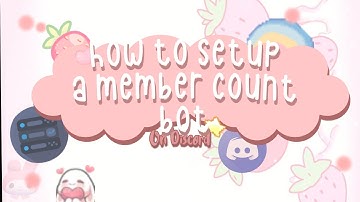 How to setup a member count bot with ServerStats on Discord!🌸 || tutorial||  || Read description ||