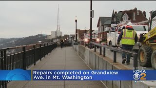 Mt. Washington Overlook Repairs Completed On Grandview Avenue