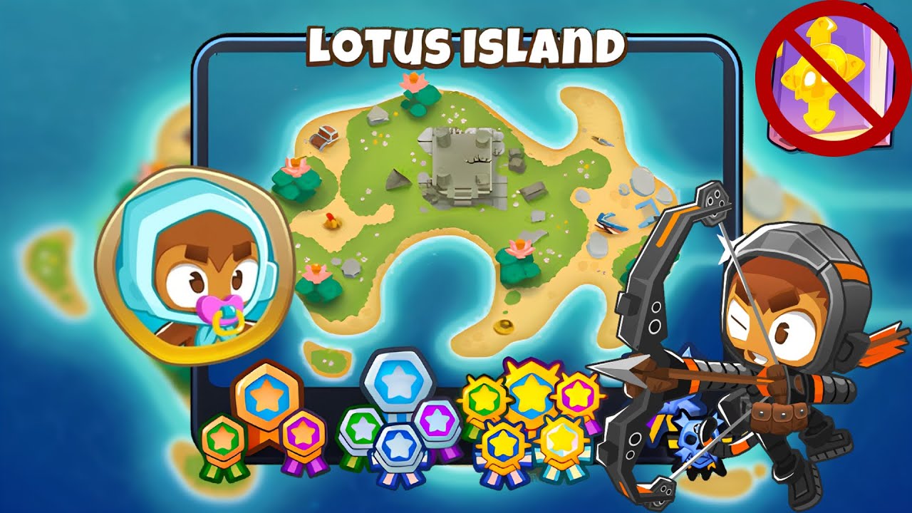 Lotus Island [Easy] Guide No Monkey Knowledge BTD 6 (2023 Updated