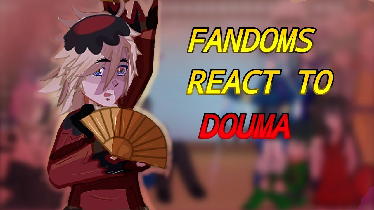 Fandoms React To Eachother | Douma | Put at 2X Speed | Demon Slayer |