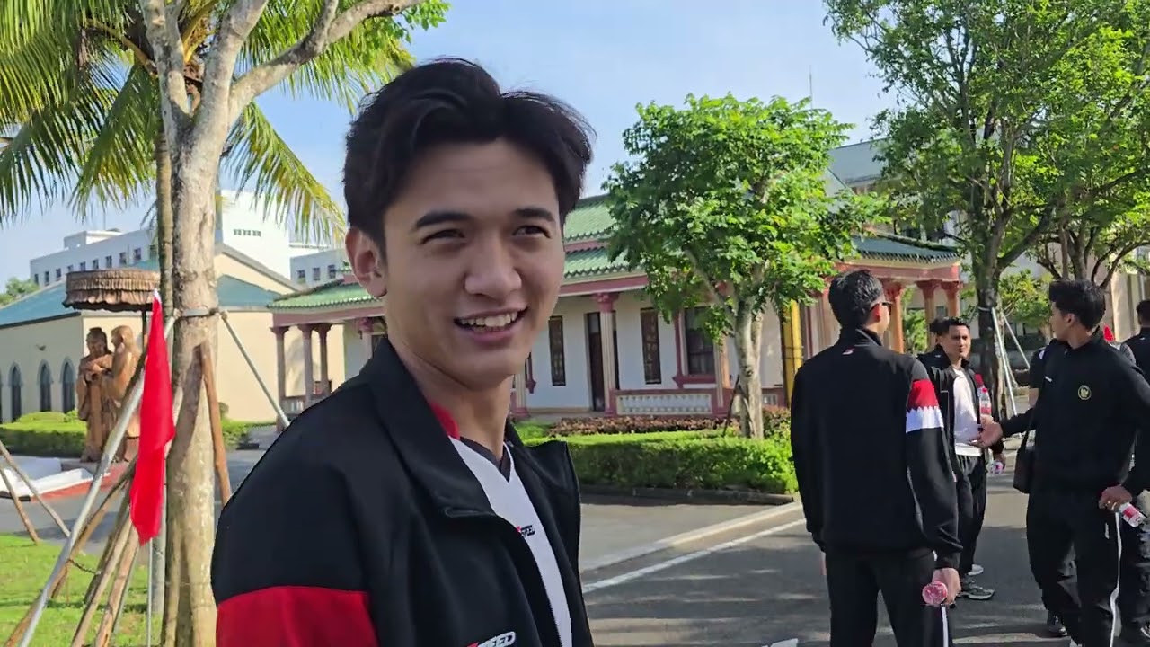 Kunjungan Timnas Bola Voli Indonesia di Wenchang China