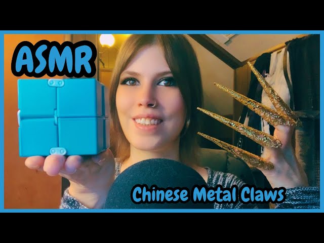 ASMR | Chinese Metal Claws With Slow Tapping & Scratching