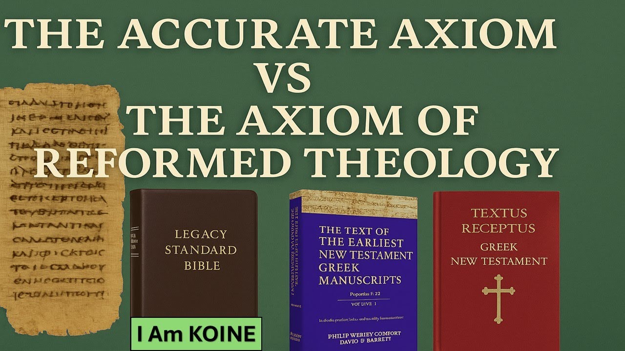The Accurate Axiom VERSUS Reformed Theology's Axiom: The Glory of ...