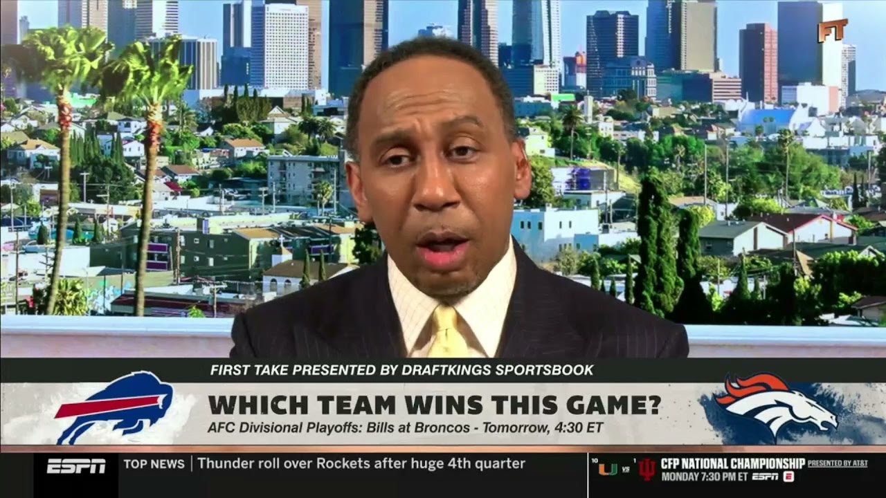FIRST TAKE | "Josh Allen is going home" - Stephen A. believes Broncos will beat Bills