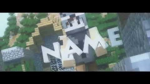 Minecraft Intro Template Cinema 4D & AE