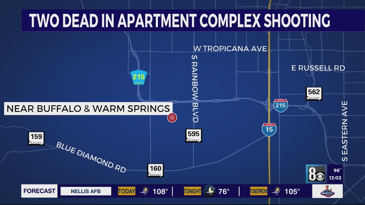 3 shot, 2 dead in shooting at Las Vegas apartment complex - YouTube