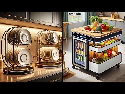25 Amazon Kitchen Organization & Storage Hacks For Tiny Kitchen Spaces! (With Prices)