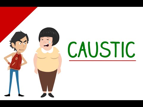 Learn English Words - Caustic (Vocabulary Video)