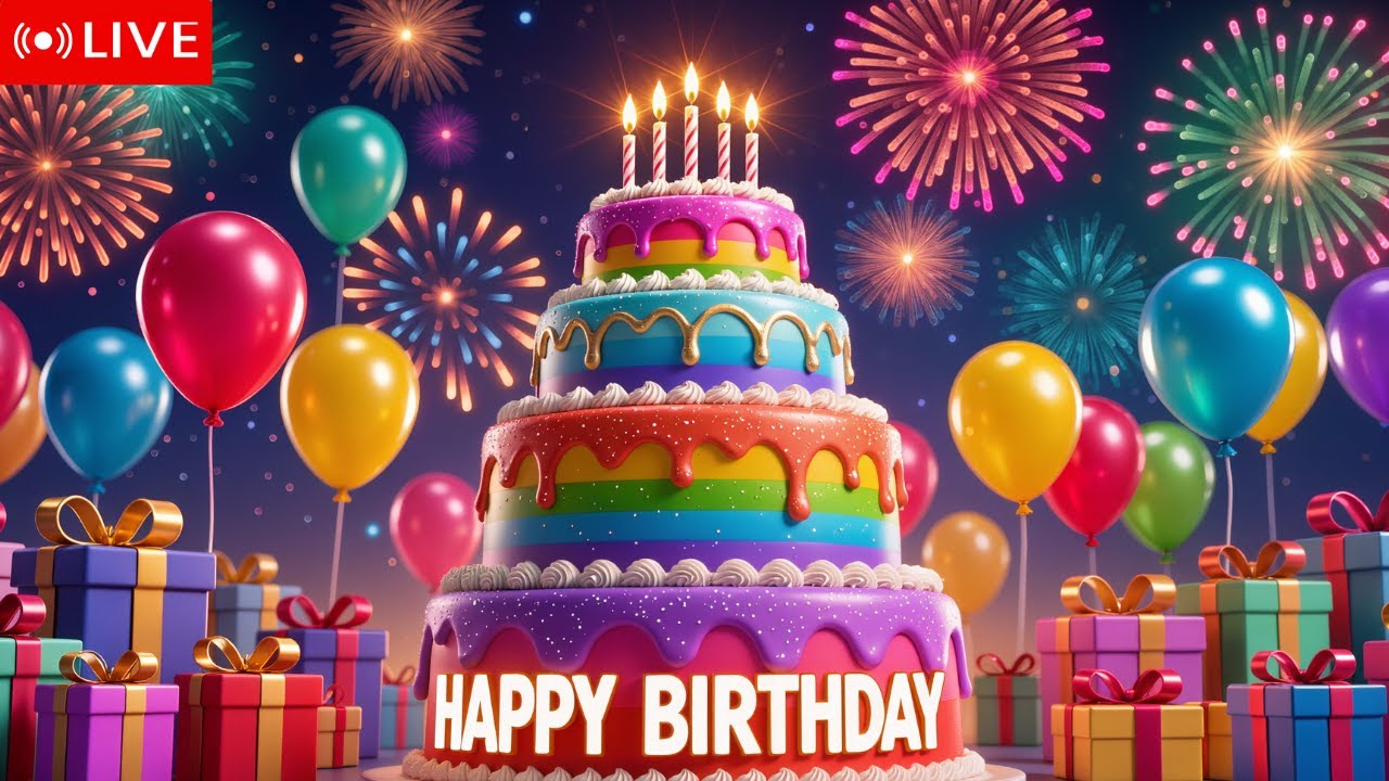 🔴 Live Happy Birthday Song DJ Remix 2026: Celebrity Surprise Party!