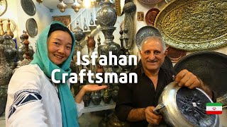 Iranian handicraft in beautiful ISFAHAN, Iran | EP17