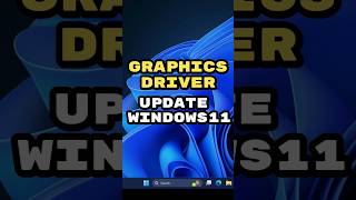 Update graphics driver on Windows 11 #shortsvideo  #windows