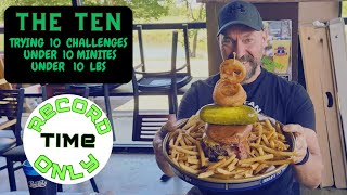 ROADHOUSE 47 BAR & GRILL THE BIG HOSS BURGER CHALLENGE. RECORD TIME.