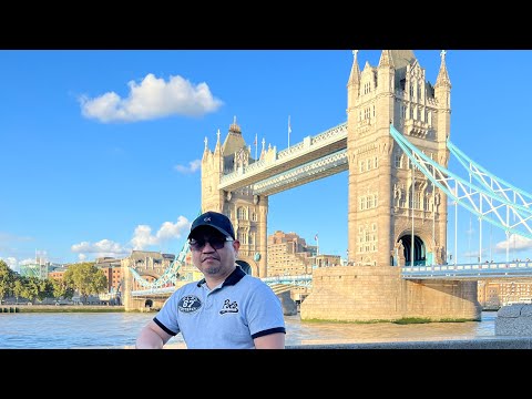 Visiting Tower Bridge in London