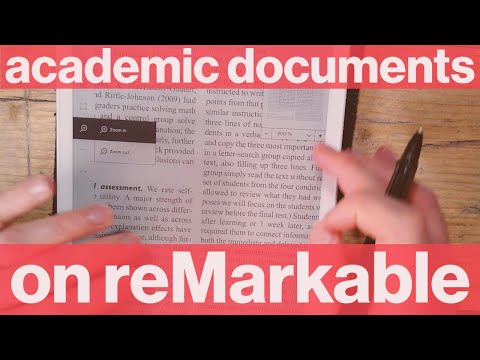 Remarkable 1 or remarkable 2 for reading academic documents; how to use reMarkable as a professional