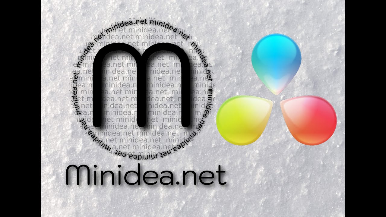 Make a logo rotate on its vertical axis and loop the rotation using DaVinci Resolve