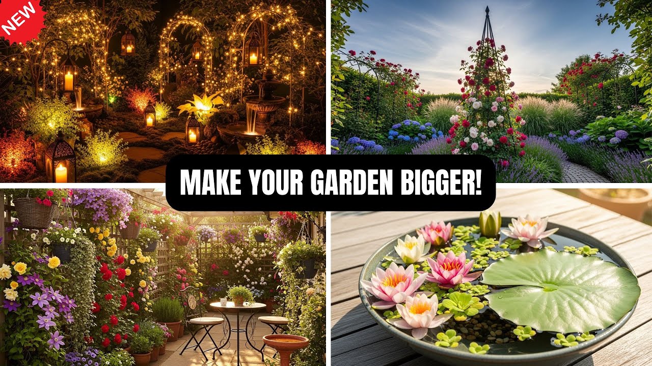 10 небольших садовых хитростей, которые сделают любое пространство больше, ярче и проще в уходе!