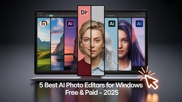 5 Best AI Photo Editors for Windows Free & Paid – 2025