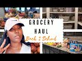 Grocery Haul | Fridge Clean Out | Back to School Shopping