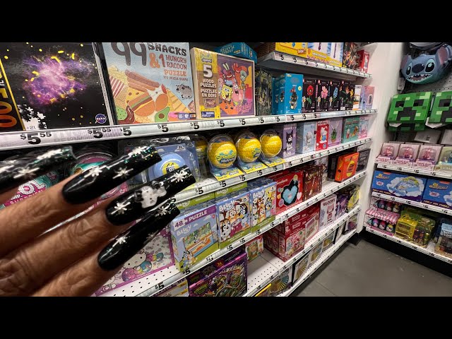 PUBLIC ASMR IN MARSHALL’s & FIVE BELOW | Lofi, Camera Tapping, Scratching, Hair Accessories & MORE!