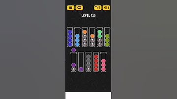 Ball sort puzzle. Level 120.