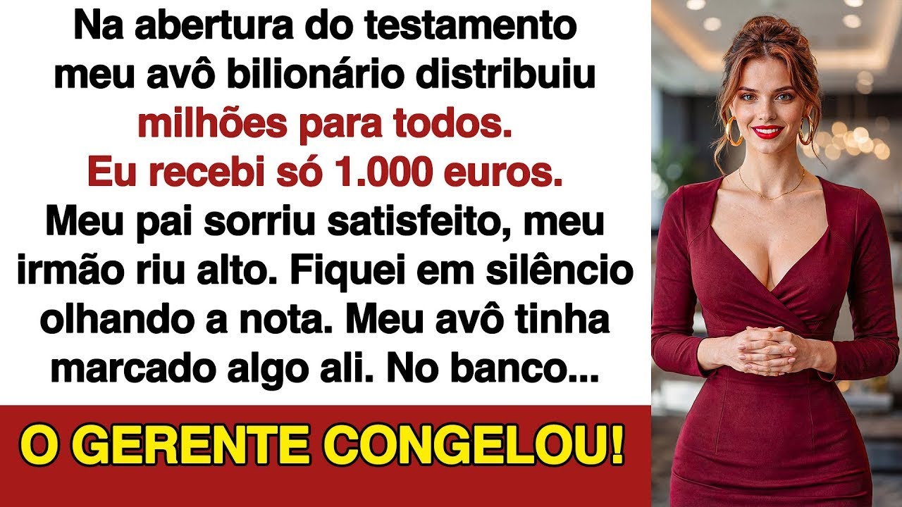 Na leitura do testamento, todos ganharam milhões — menos eu! Depois…