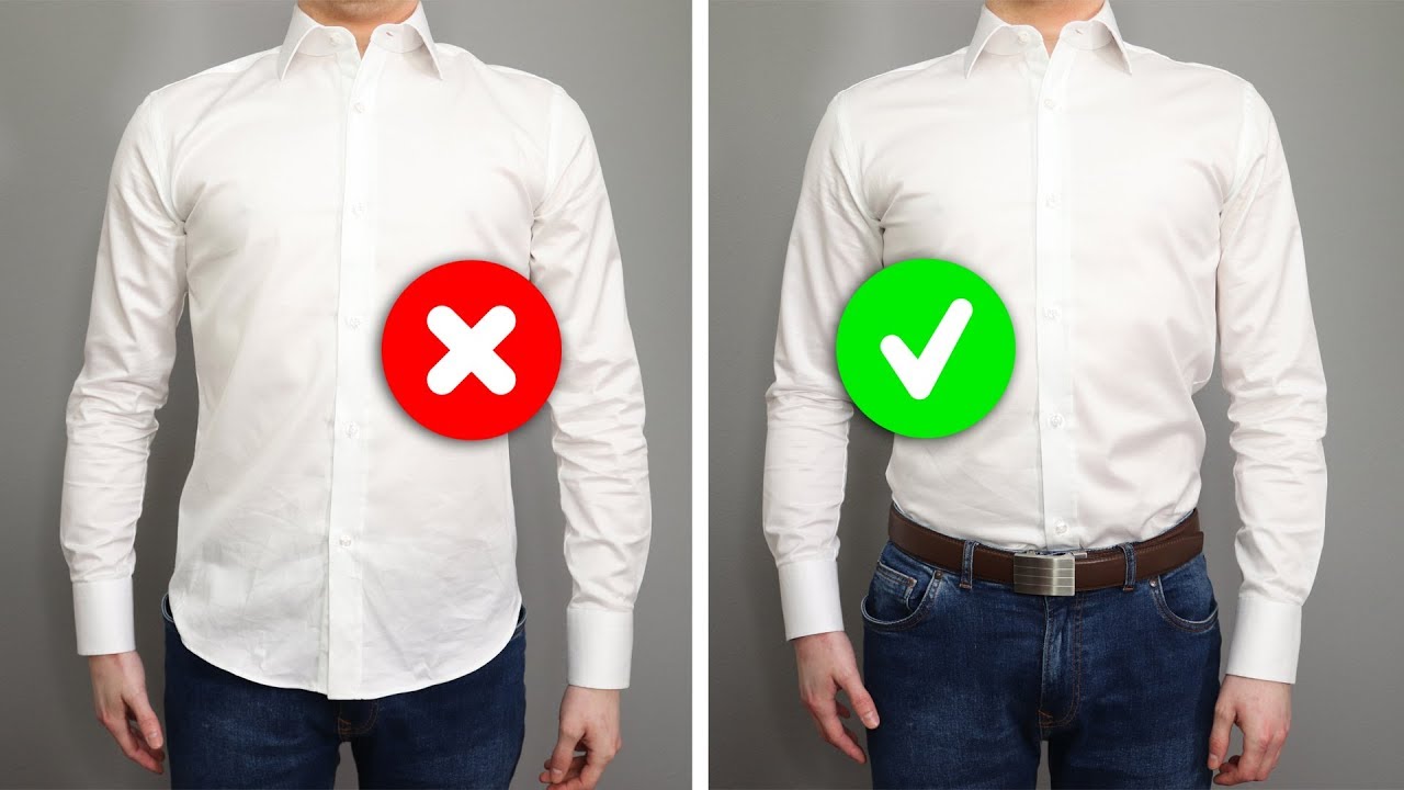 mens dress shirts not tucked in