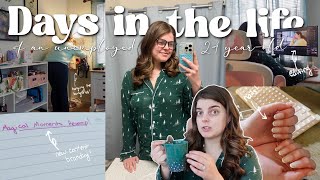 Information Days in the life of an unemployed 24 year-old | how I'm filling my days | unemployed vlog Guide