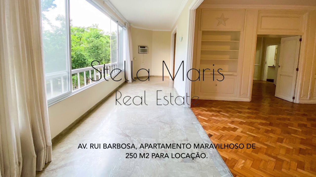 Av. Rui Barbosa, Flamengo, Apartamento de 250 m2 para ALUGUEL. YouTube