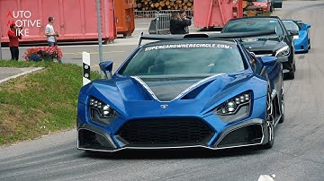 1200HP Zenvo TSR-S with CRAZY Active Aero! FULL THROTTLE